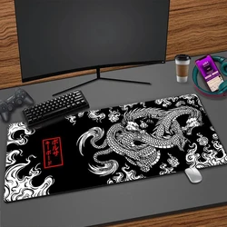 Tapis de souris Dragon chinois pour clavier, sous-souris média, grand tapis de jeu, accessoires de jeu, ordinateur de bureau, PC Gamer, ordinateur portable, bureau, polymères