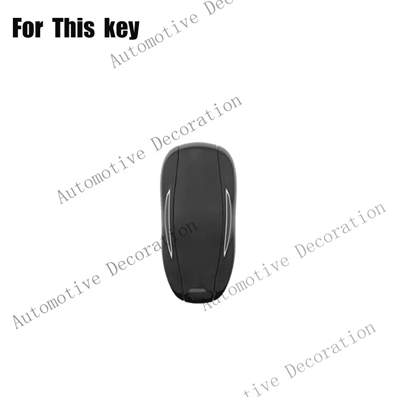 Z+ Zinc Alloy TPU Leather Car Remote Key Fob Case Cover For Tesla Model 3 S Model Y