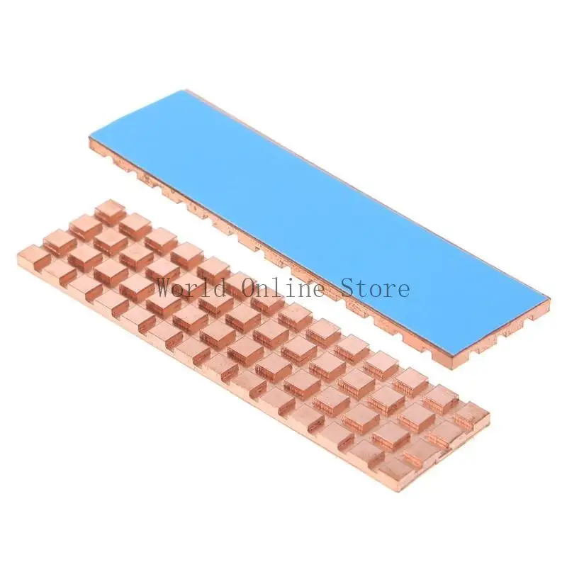 

Copper Cooling Heat Sink Thickness 6mm for M.2 NGFF PCI-E NVME SSD Heatsink 87HC