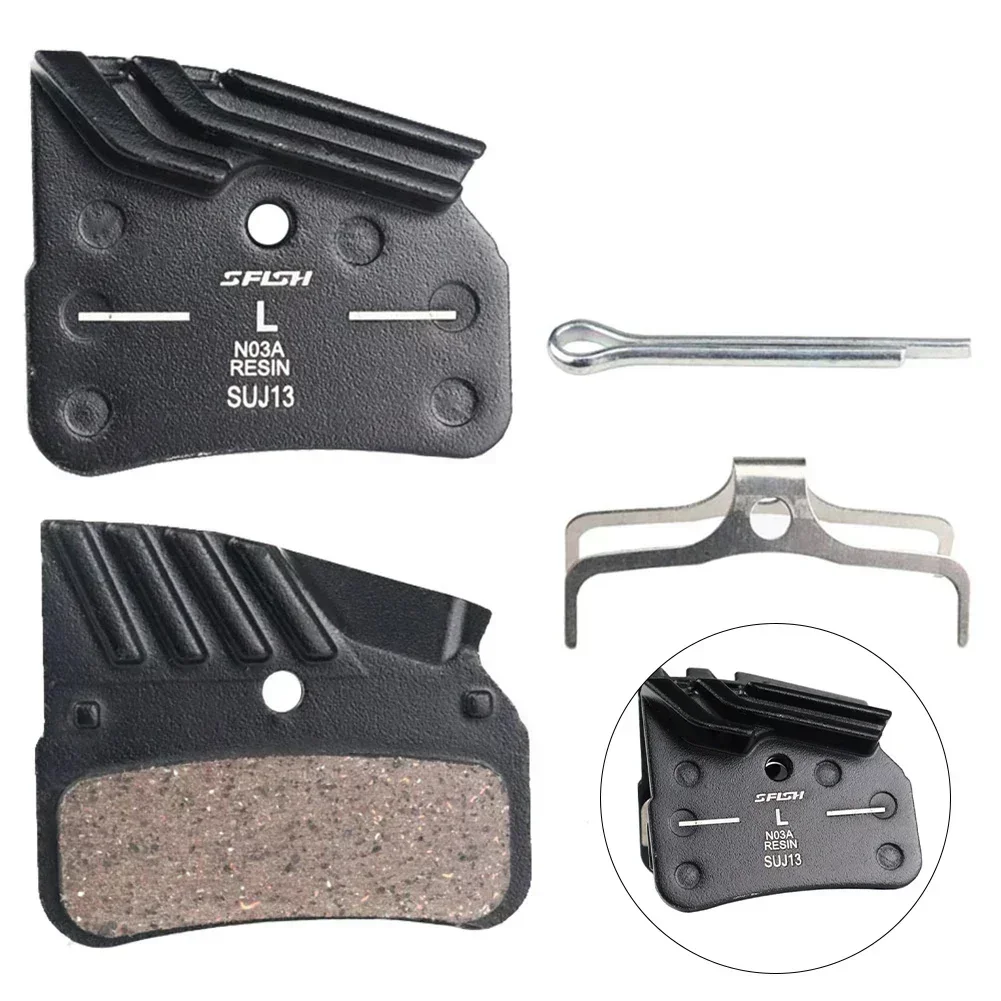 1 Paar MTB-Scheibenbremsbeläge aus Kunstharz mit Aluminium-Rückplatte für Shimano NO3A NO4C DO2S DO3S Mountainbike-Zubehör