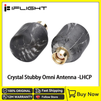 iFlight Crystal LHCP RP-SMA Short Stubby Omni Antennas for DJI Digital FPV Goggles