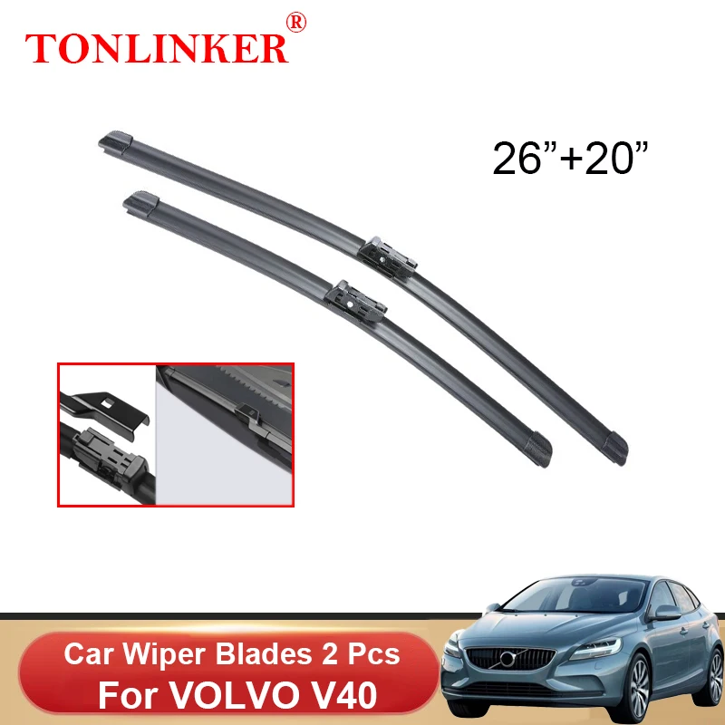 

TONLINKER Wiper Blades For VOLVO V40 2012-2016 2017 2018 2019-2021 D2 D3 D4 T2 T3 T4 T5 Car Accessories Front Windscreen Wiper