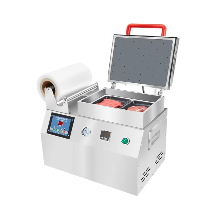 Semi Automatic Vacuum Packaging Machine 3.8KW 5-8 Cycles/min for Food Processing
