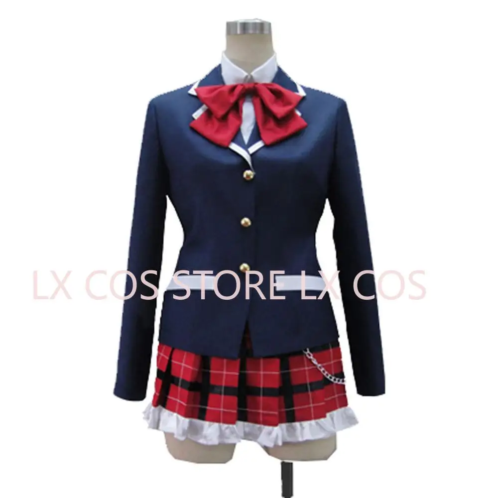 Anime Cyuunibyou Demo Koigashitai cos Takanashi Rikka student uniforms Cosplay costume