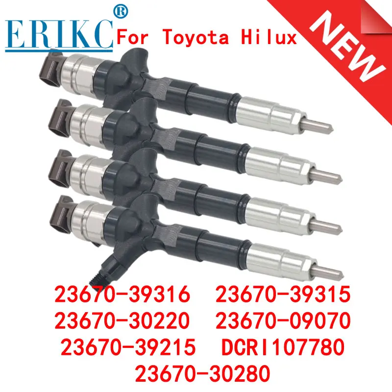 4PCS 23670-09070 23670-39215 DCRI107780 23670-30280 Diesel Injector 23670-39316 23670-39315 23670-30220 FOR TOYOTA HILUX