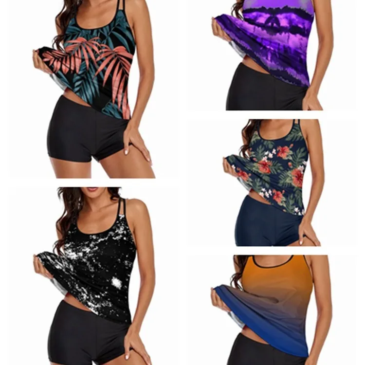 

Sexy Ladies' Tankini Swimsuit New Sle Bikini Swimming Costume Polyester Material Sport/Yoga/Fitn/Fan Goods