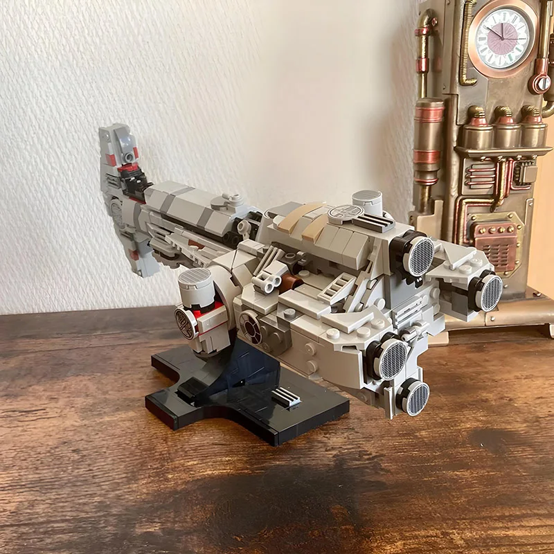 جديد MOC سلسلة المركبة الفضائية منتصف النطاق المطرقة كورفيت نموذج اللبنات مركبة فضائية الطوب لتقوم بها بنفسك مجموعة هدايا عيد الميلاد الاطفال اللعب
