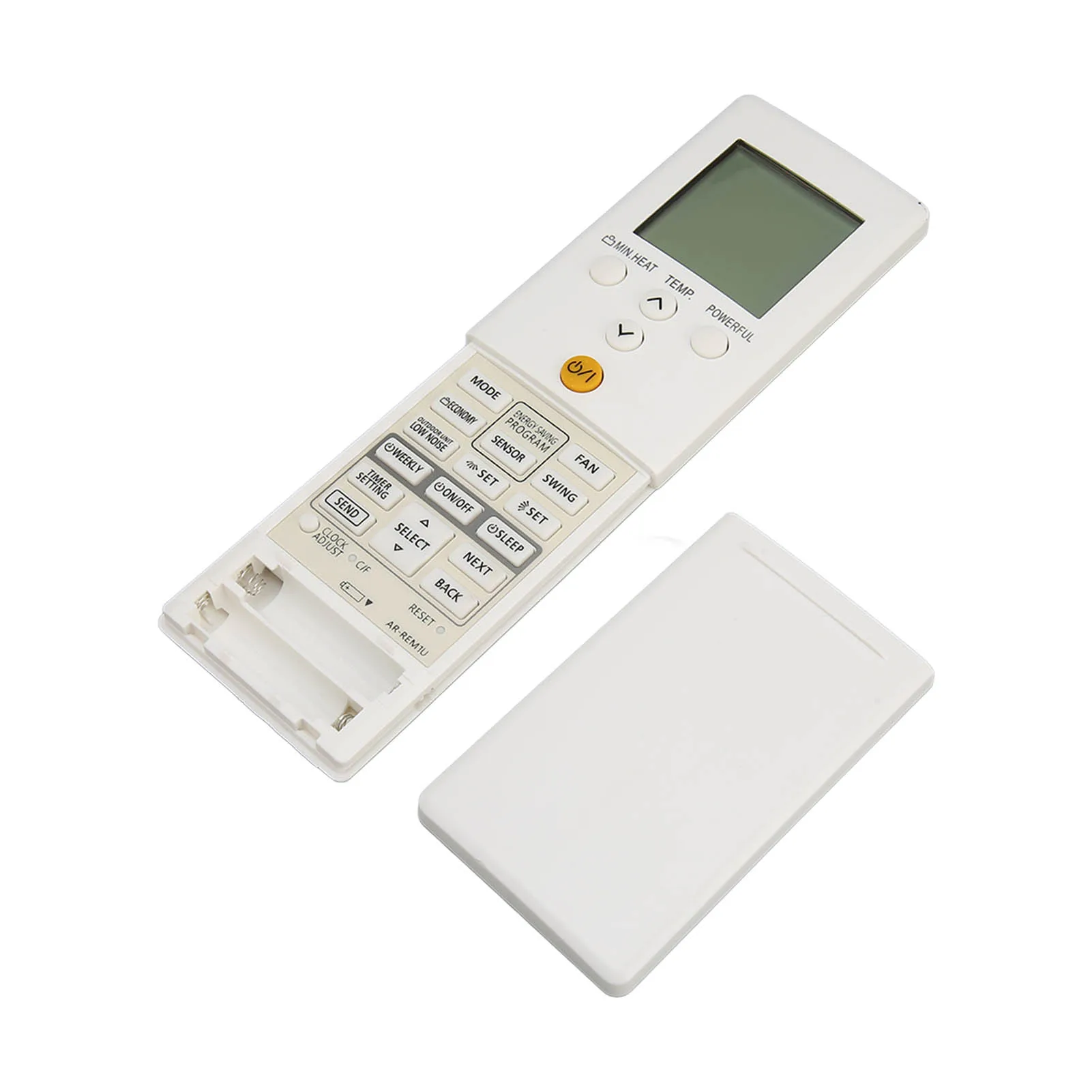 Control remoto de aire acondicionado portátil, reemplazo duradero, control remoto de aire acondicionado para FUJITSU AR REF ASU12RLS3 AR REG1U ASU15RLS2, Etc.