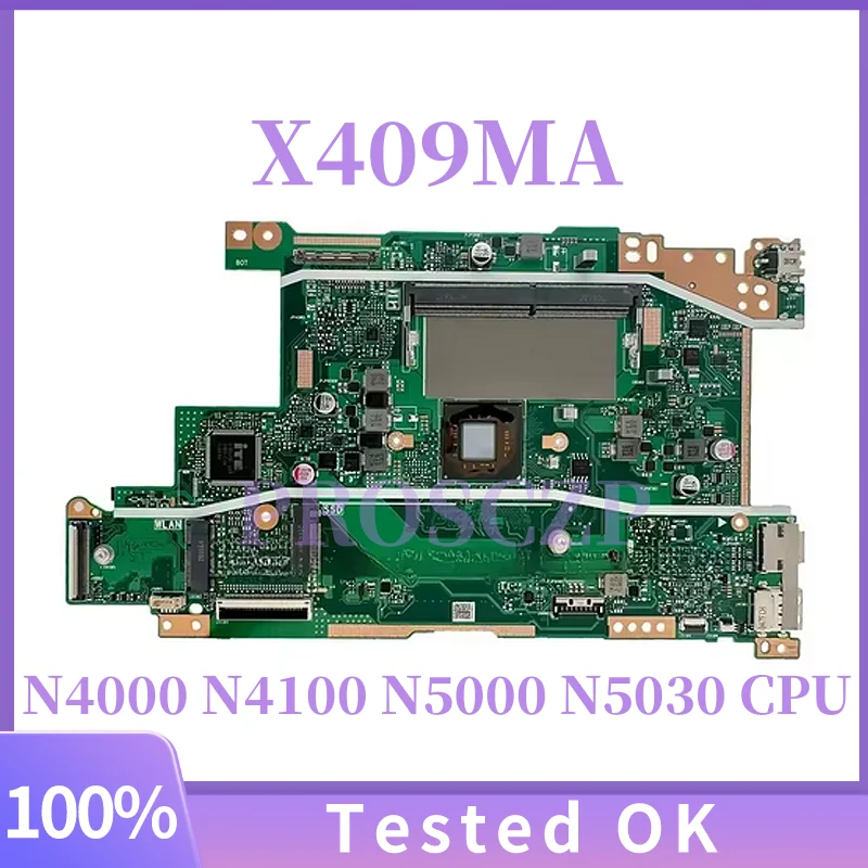 

X409MA For ASUS X509MA X409M X509M F409MA M409 M509 F509MA A409M A509MA Laptop Motherboard N4000 N4100 N5000 N5030 CPU Mainboard