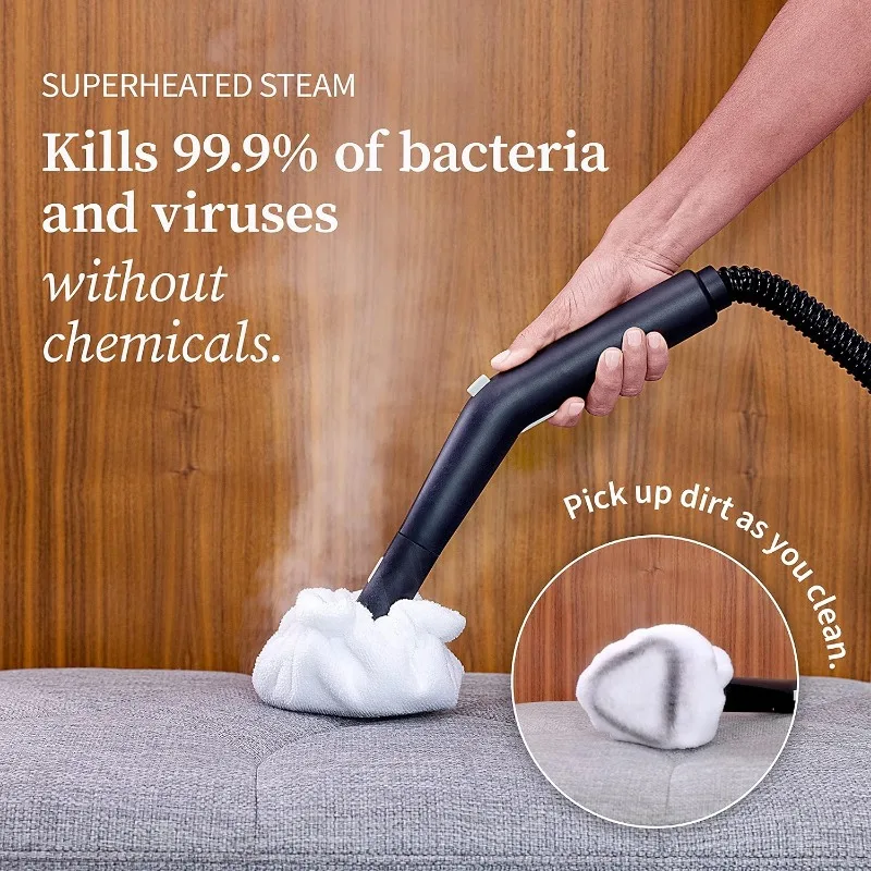 Dupray Neat Steam Cleaner Powerful Multipurpose Portable Steamer,Tiles Grout Cleaning Chemical Free Disinfection Kills 99.99%*