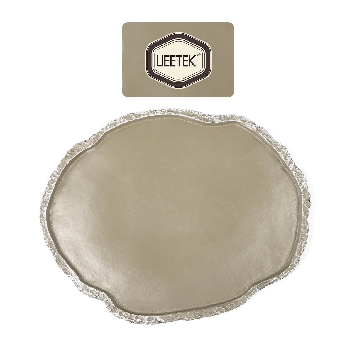 وعاء تغذية الزواحف 2 # لوحة تغذية الحيوانات الأليفة من الراتنج المتين للسلحفاة أبو بريص الأفعى صينية تربية فيفاريوم طبق مياه للطعام للحيوانات الأليفة #2