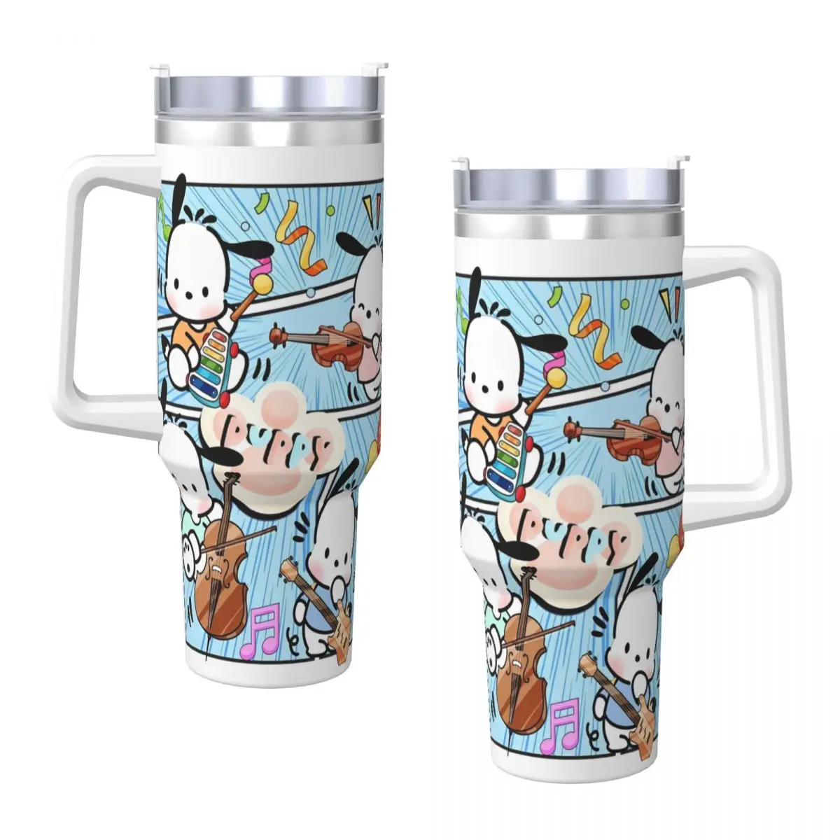 Stainless Steel Tumbler Pochacco Thermal Cups Keep Heat Cold and Hot Mugs Cup Beach Custom Water Bottle