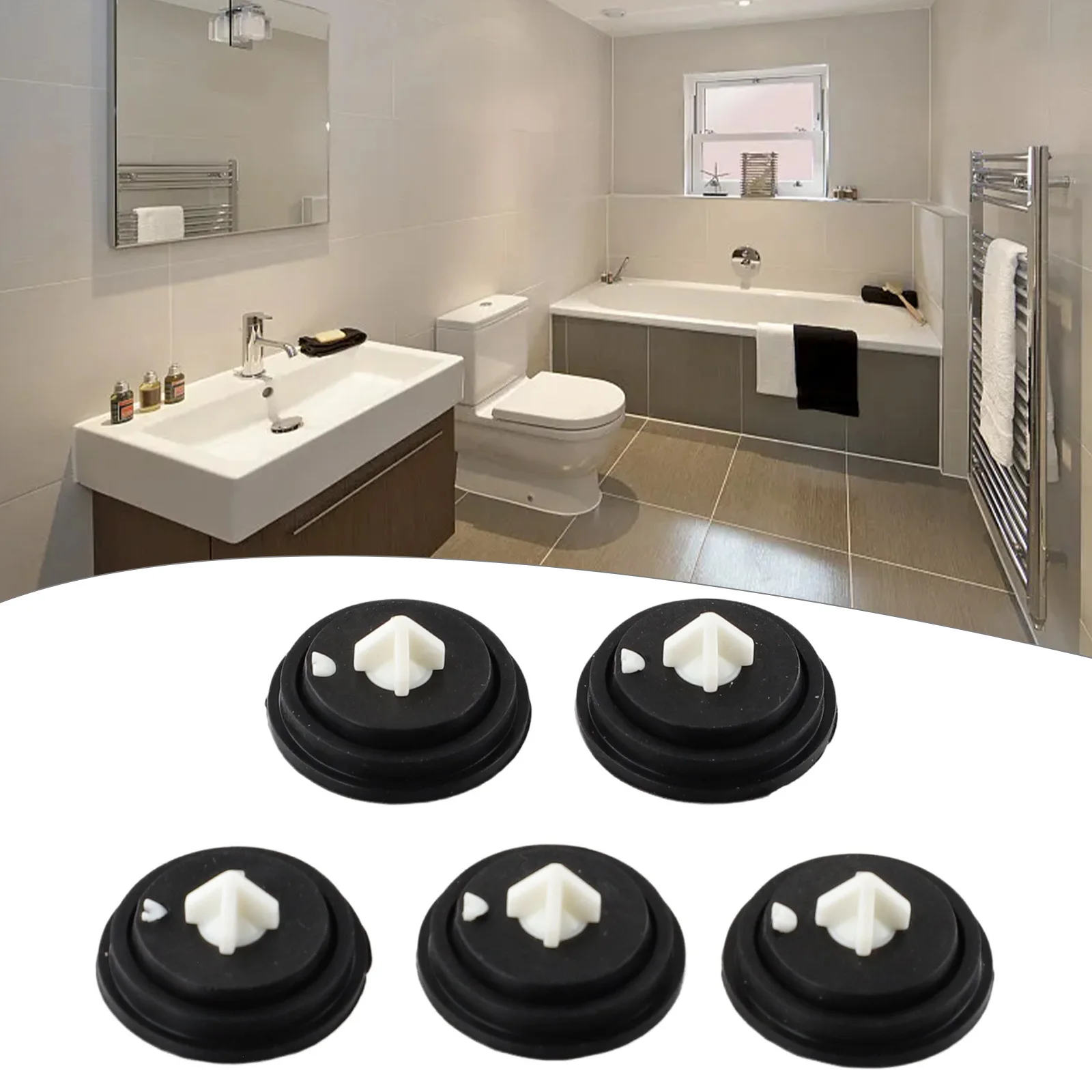 100% nuevo diafragma de goma, utensilios de baño, herramientas de baño de goma de repuesto, arandela de pieza de diafragma de válvula 28*15mm