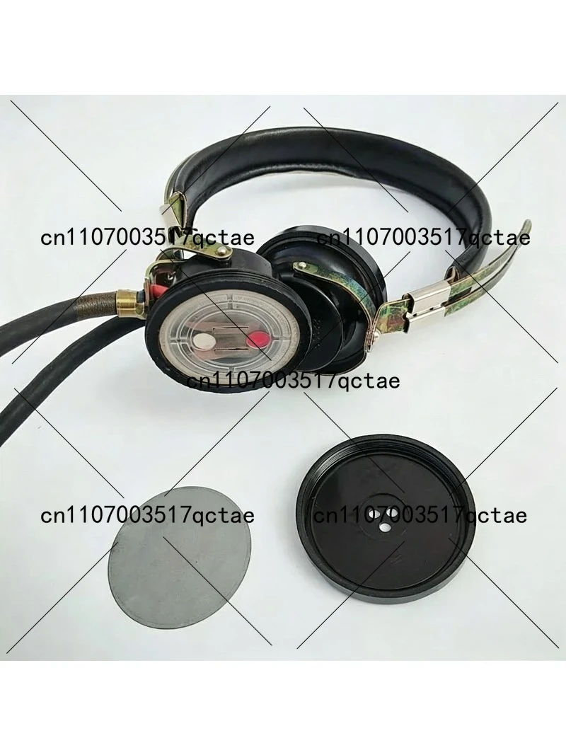 Professional Studio Headphones 2200 Ohm High Impedance Dual Ear Crystal Radio Dynamic Coil for Audio Enthusiasts