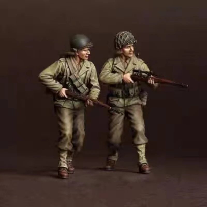 

1/35 Scale Resin Figure Model Kits Diorama Modeling US Infantry Unassambled and Unpainted DIY Toys Soldiers