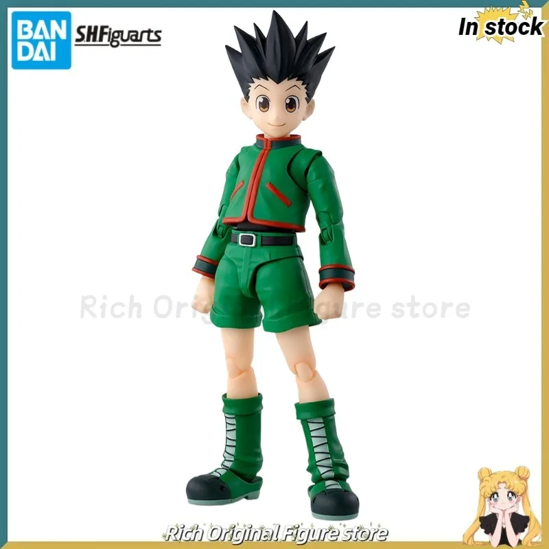 

【В наличии】Оригинальная анимационная фигурка BANDAI SPIRITS S.H.F HUNTER×HUNTER Gon Freecss, модель игрушки