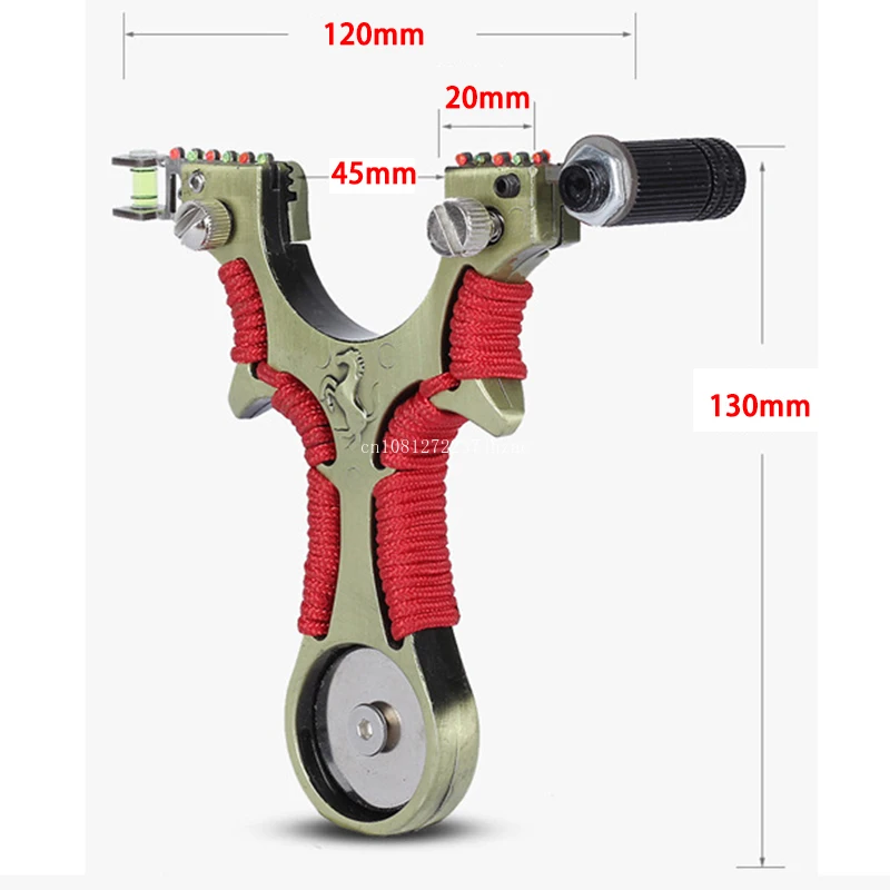 Strong Magnetic Slingshot with Compass Laser Slingshot High-precision Sling Professional Shooting Slingshots Catapult