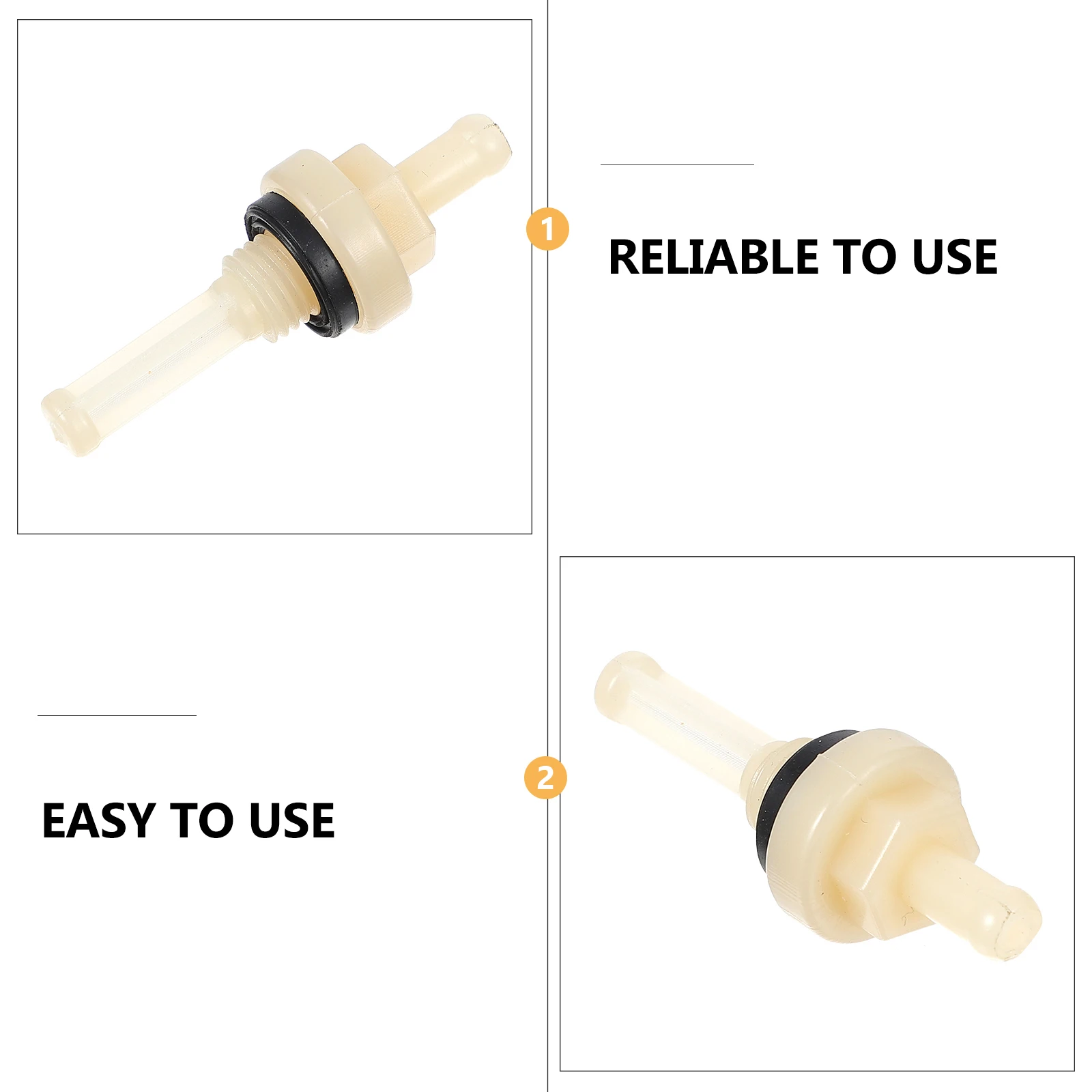 

10pcs Oil Fuel Tank Parts Outlet Nozzle Durable Nylon Venting Gas Tank Engine Components Fuel System Accessories