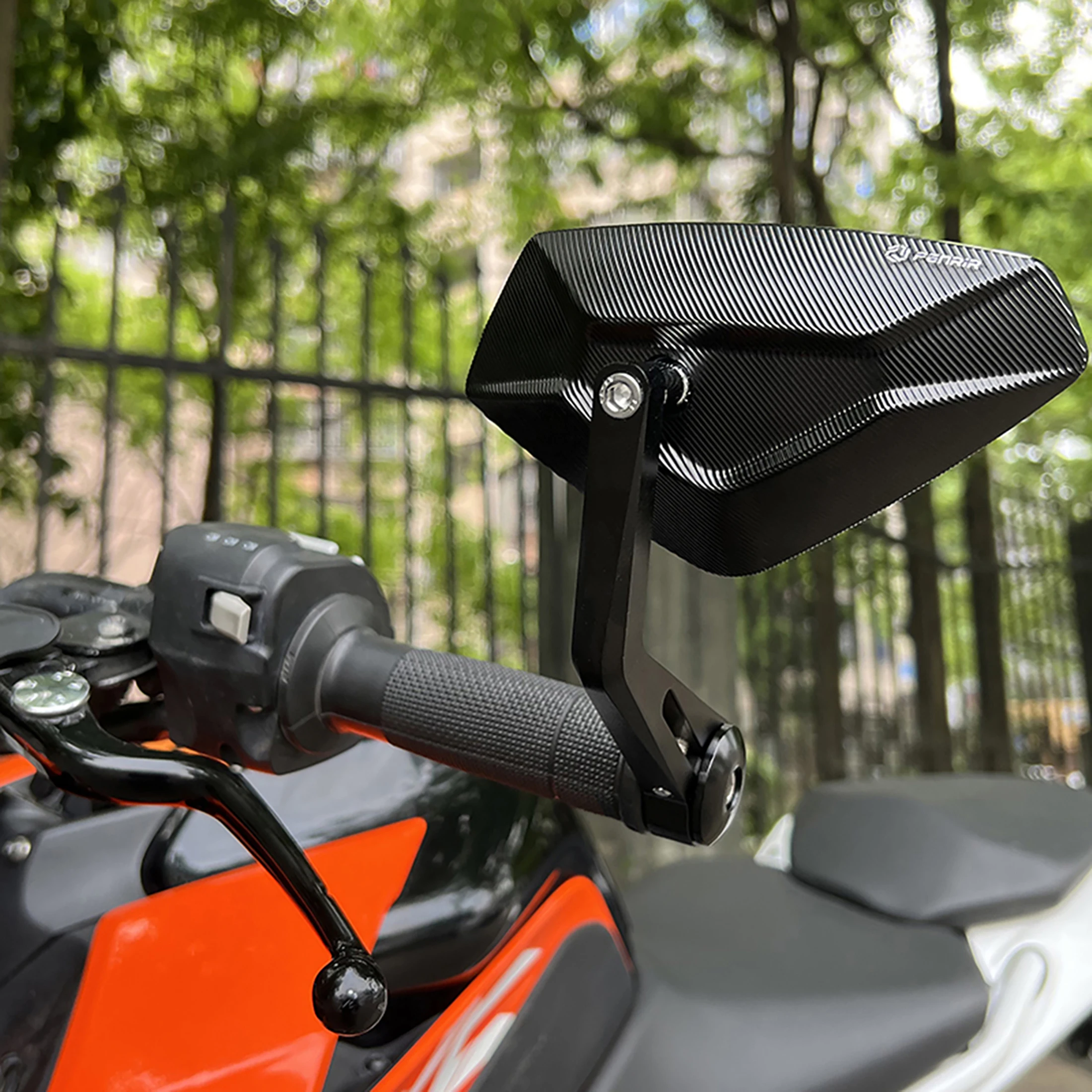 EMARK Motorcycle Bar End Mirror for Aprilia Tuono V4 Tuono660 Tuono457 Tuono125 RSV4 RS660 RS457 RS125 Shiver750 SR GT 200/125