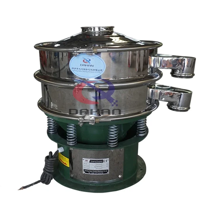 

Electric Stainless Steel Vibrating Screen Plastic Powder Food Vibrating Screen Flour Sieving Machine