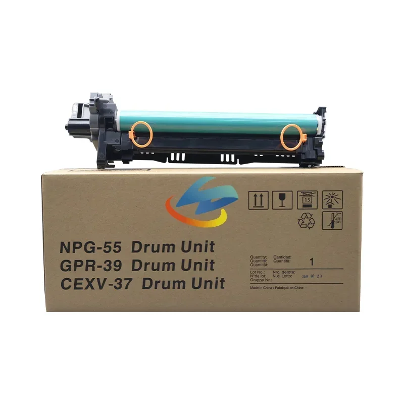 1PCS NPG55 GPR39 C-EXV37 Drum Unit for Canon ADV400 500 IR1730i 1740i 1750i G55 High Quality Imaging Unit Copier Spare Parts