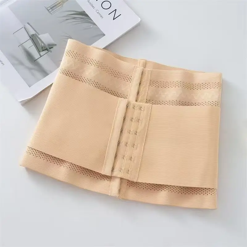 3-Row 12 Button Velcro Waist Strap for Strong Body Shaping, Fitness Exercise, Waist Protection, Postpartum Shaping, Waist Strap