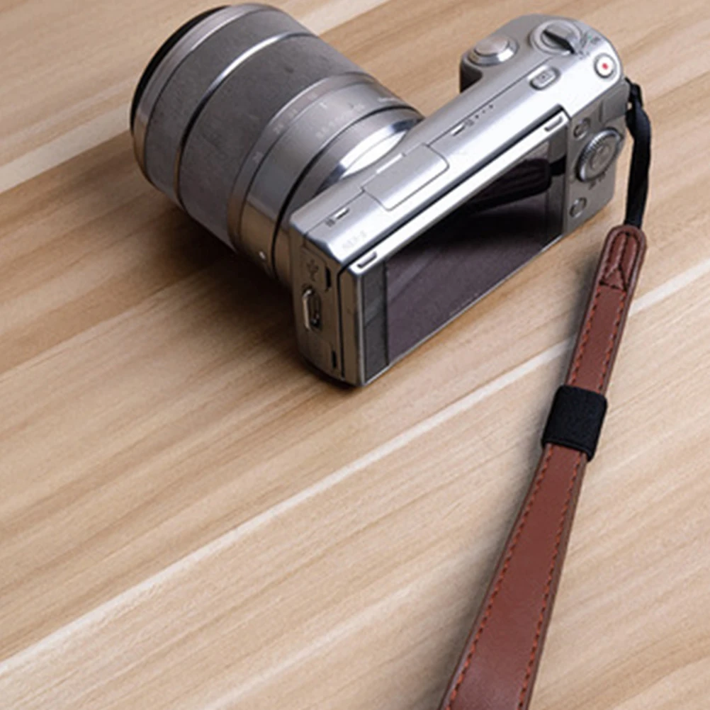 

3 Pcs Camera Wrist Strap Lanyard Compression Adjustable Pu Fabric Hand for Holder