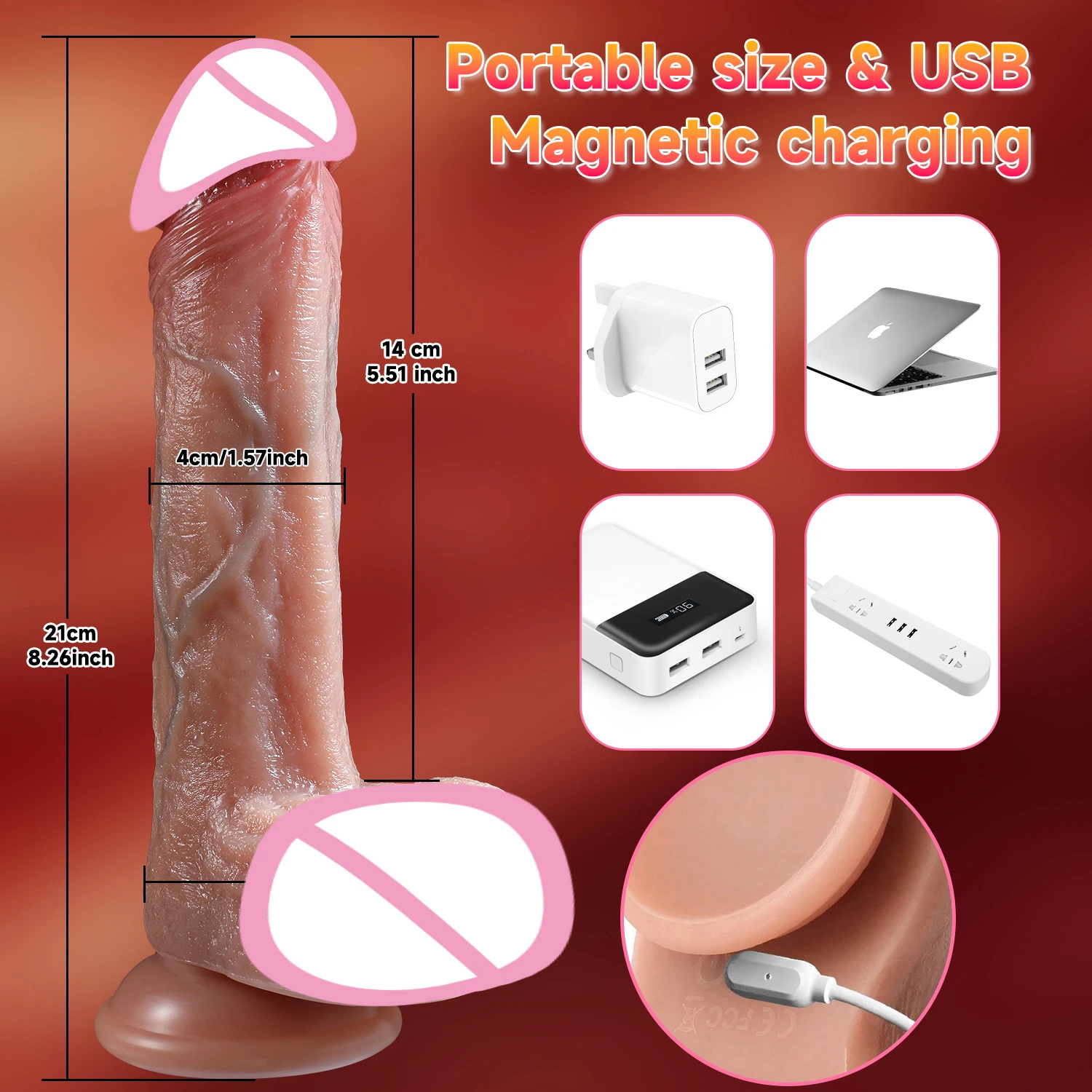 Gode vibrateur réaliste, pénis télescopique, télécommande, masturbateur pour femmes, jouets sexuels pour adultes, masseur de point G féminin