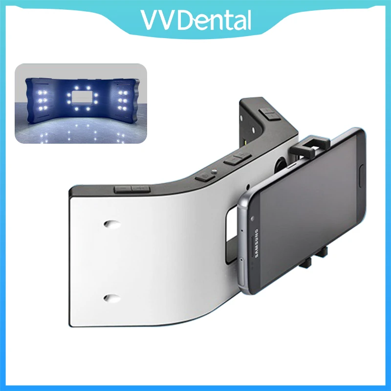 Dental Intraoral Refill Lights with Adjustable Bracket Wide Angle Fill Light 3 Individually Dimmable Light Sources for Imaging