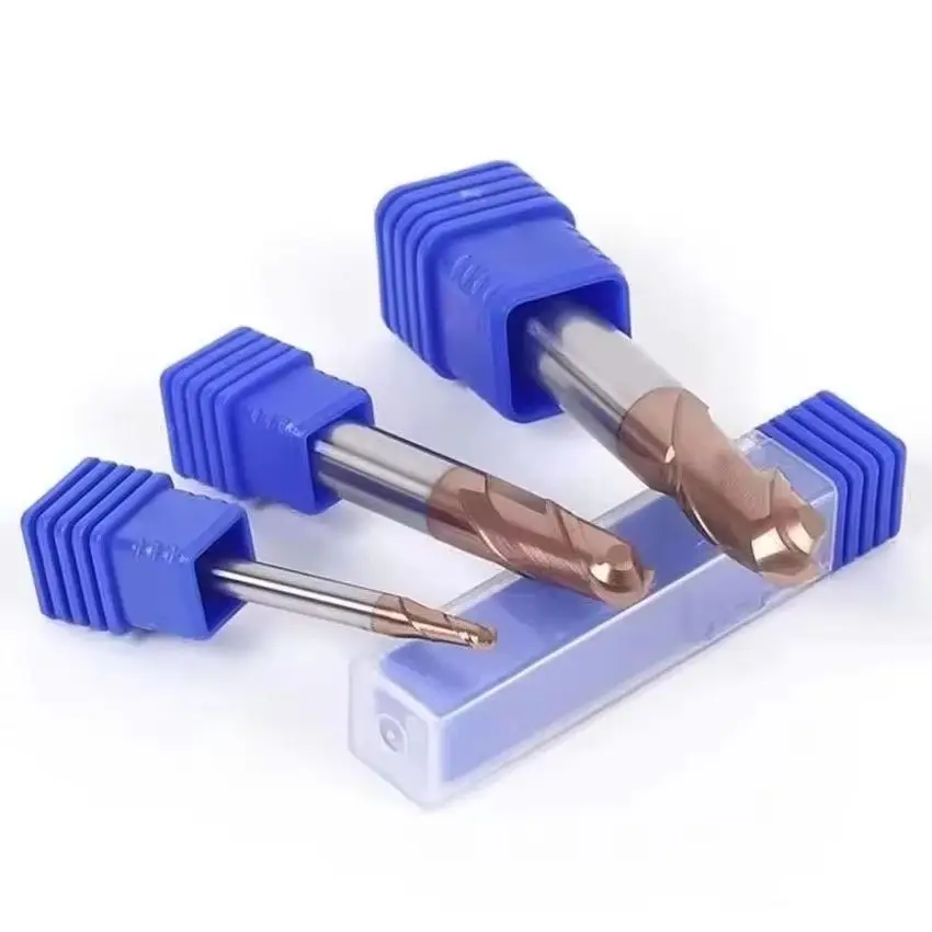 HMX-2B-R2.75 ZCC.CT Two edge straight shank ball end mill D5.5R2.75*6*12*50 2F Ball Nose End Mill 2 Flutes Ball End Mills