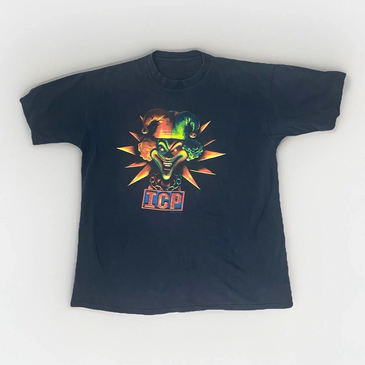 

Винтажная футболка ICP 2000, Insane Clown Posse Band, футболка с американской группой и певцом, мужская футболка в стиле хип-хоп, рок, с короткими рукавами, женский хлопковый топ