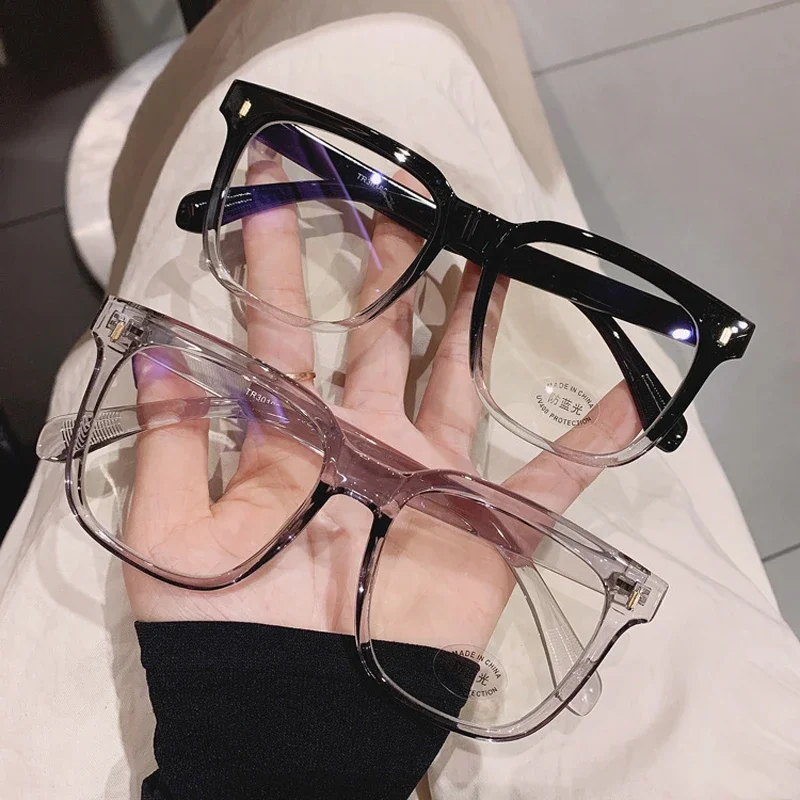 Square Computer Glasses Frame Women Men Anti Blue Light Eyewear Blackout Eyeglasses Optical Blue Light Blocking Lenses view 6