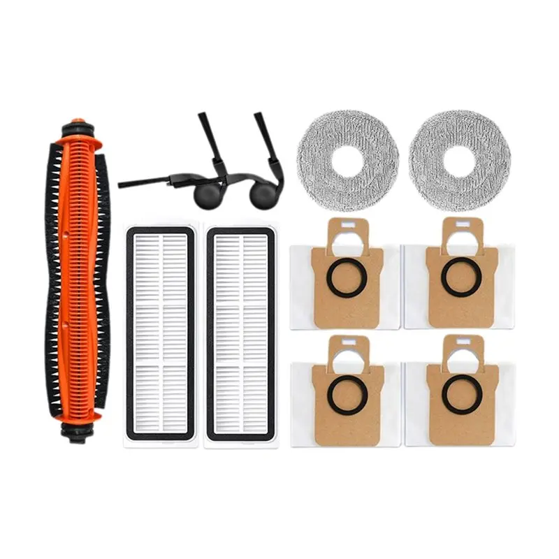

Accessories For Robot Vacuum 5 PRO/OV21CN Main Side Brush Mop Cloth HEPA Filter Dust Bag Replacement Parts-A54Q