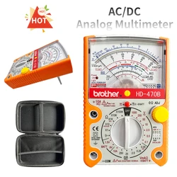 Brother High Precision Analógico Multímetro, AC, Corrente DC, Mecânica, Eletricista, Início, Ponteiro de Manutenção Profissional