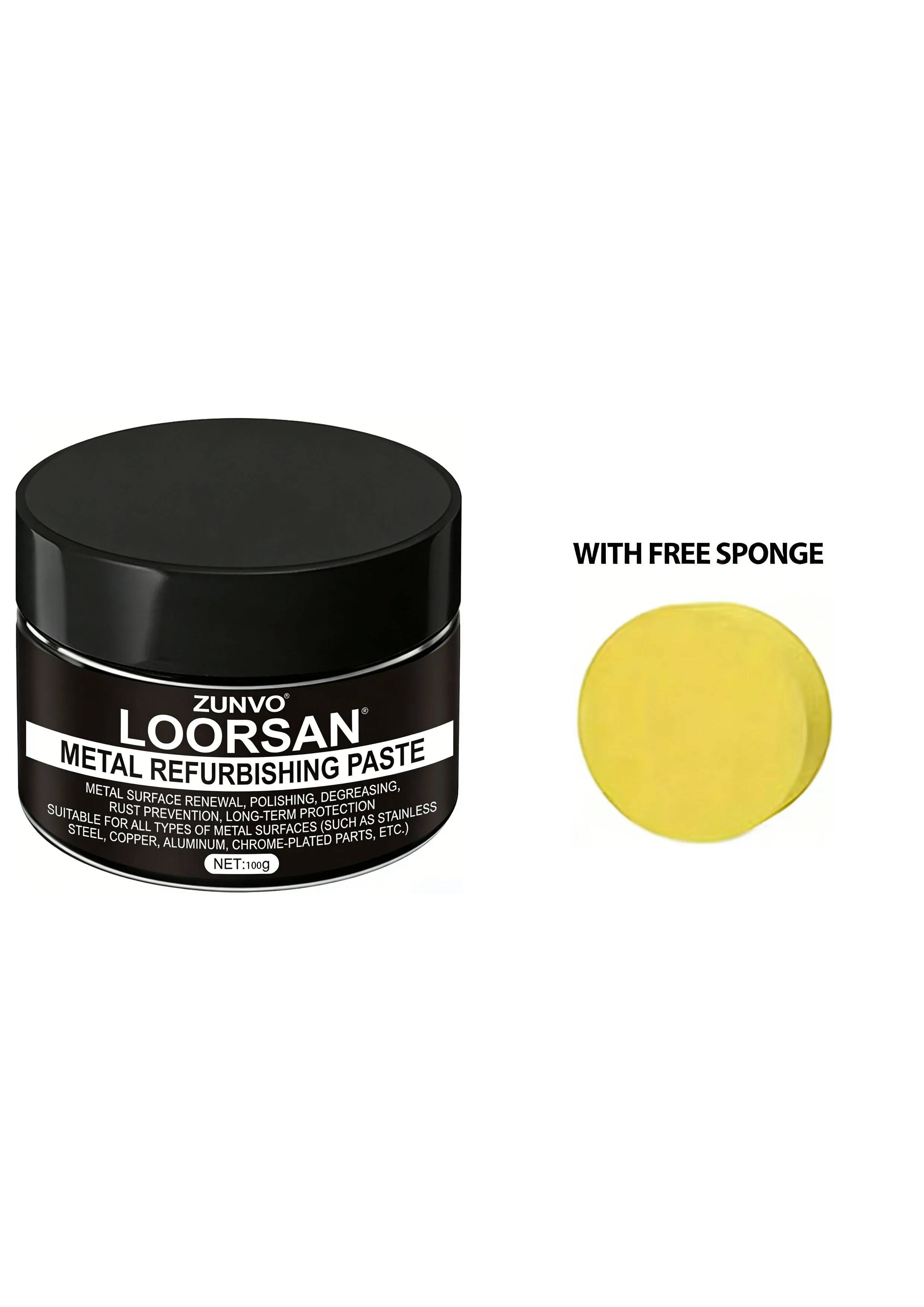 Metal Refurbishing Paste Metal Surface Renewal Polishing Degreasing Rust Prevention