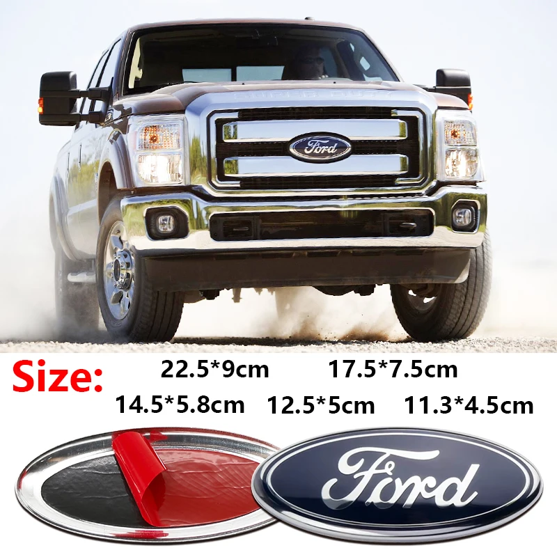 자동차 전면 그릴 로고 후드 로고 배지 스티커 트렁크 액세서리 포드 포커스 mk2 mk3 ... - 2