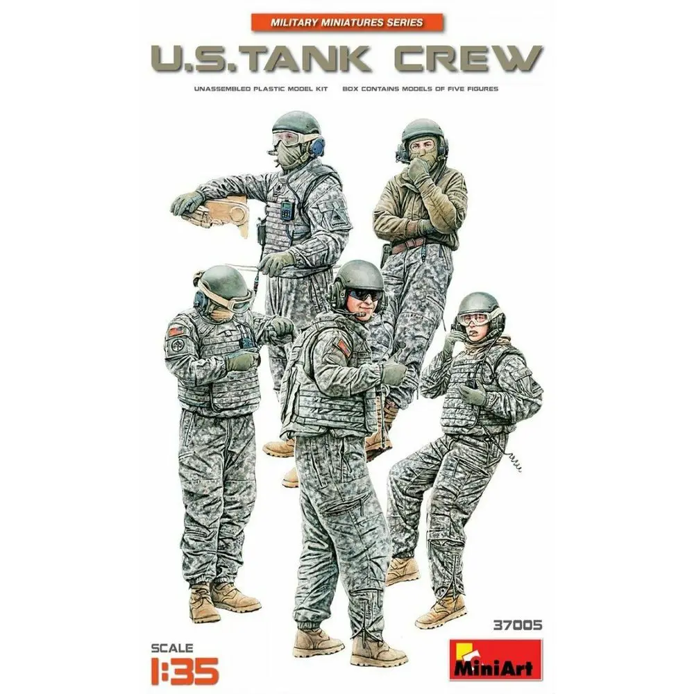 MiniArt 37005 1/35 U.S. Tank Crew - Scale Model Kit