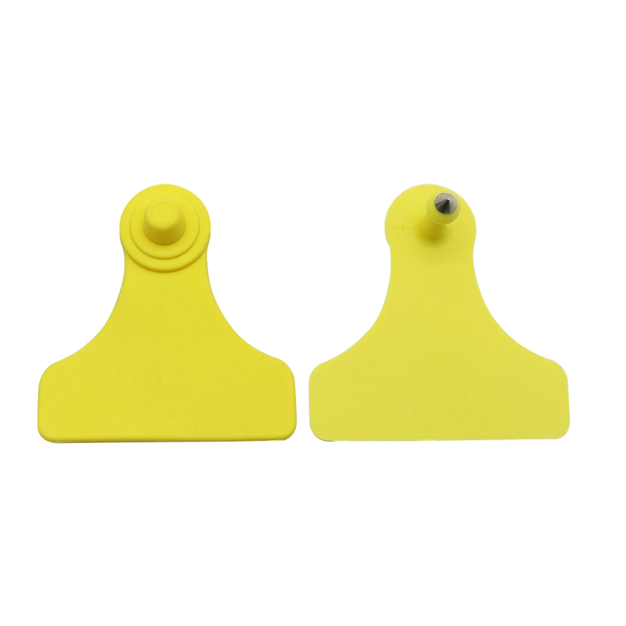 5 Pz 60*58mm Maiale Sow Bovini TPU Ear Tag Piastra Senza Parole Double-sided In Bianco Etichetta Numero Personalizzato Identificazione di Animali da Fattoria