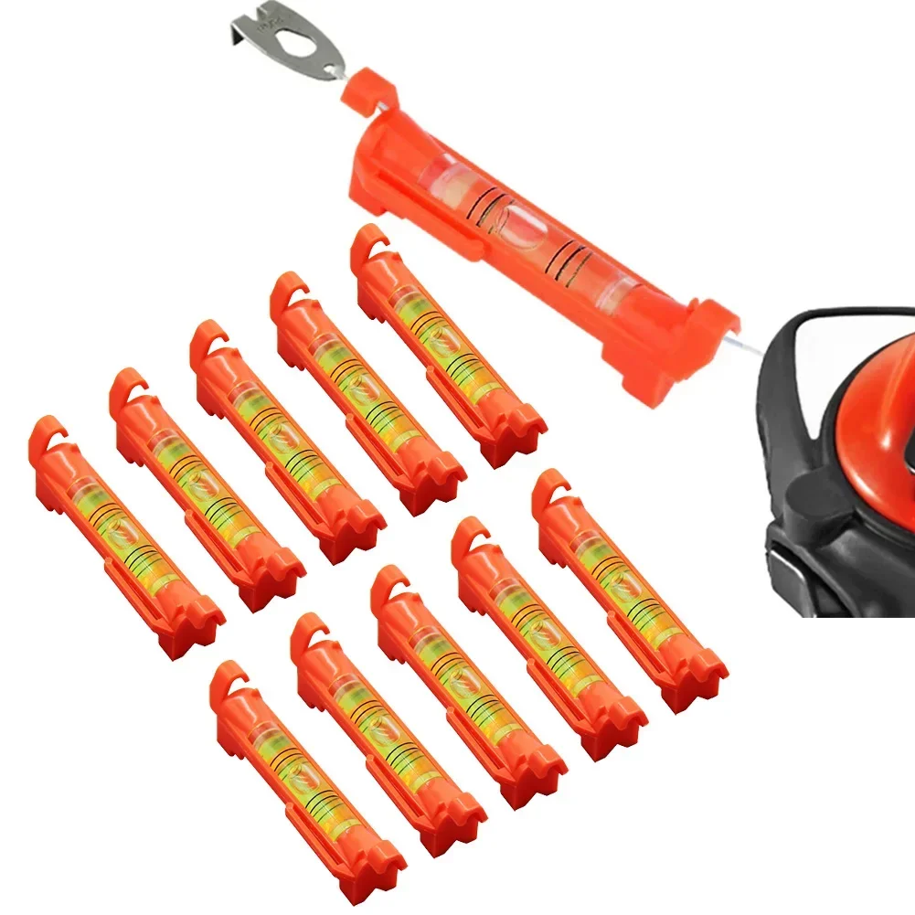Imagem -03 - Pendurado Linha de Bolha Nível Horizontal Bolha Medição Nível Gadget Espírito para Construção Nível Corda 10 Peças