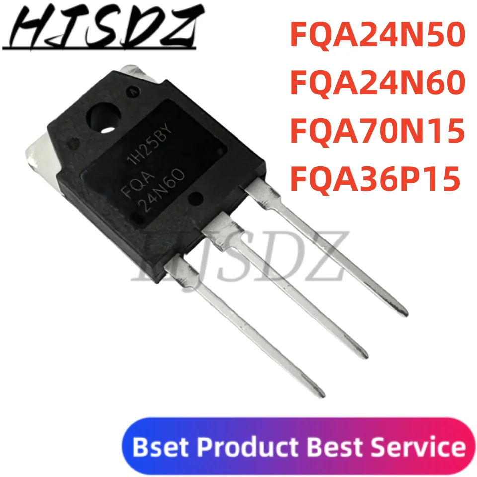 5 uds FQA24N50 TO3P 24N50 FQA24N50F MOSFET TO-3P FQA24N60 24N60 FQA70N15 70N15 FQA36P15 36P15