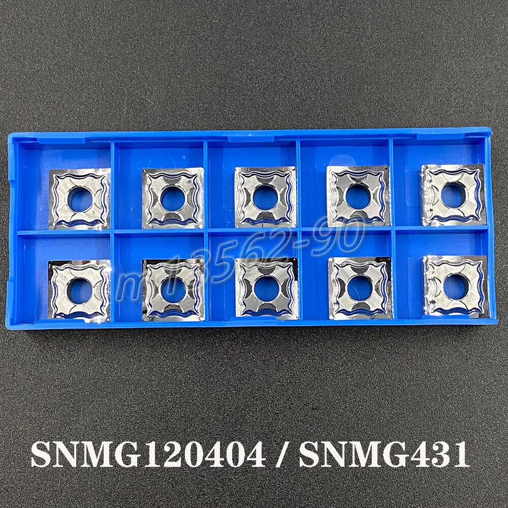 

10pcs SNMG120404-HA SNMG120408-HA SNMG431 SNMG432 N01 cemented carbide Turning insert for aluminum CNC