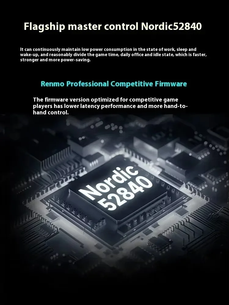 Rawm Sa-Sh01 Pro ماوس لاسلكي 8k ثلاثة وضع Paw3950 الاستشعار الألعاب ماوس خفيف الوزن منخفض تأخير Fps ألعاب الكمبيوتر اكسسوارات الهدايا