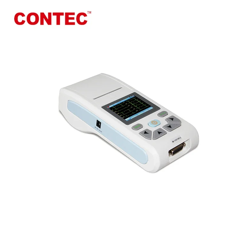 CONTEC ECG90A 24 Hours monitor digital handheld portable 12 lead channel ecg machine