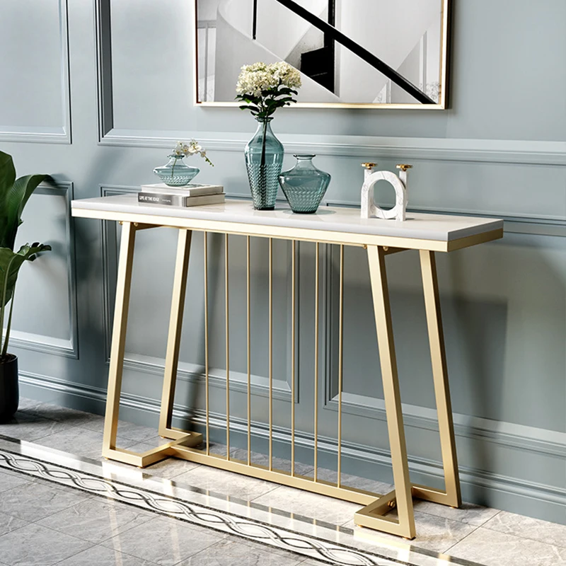 

custom，Latest Design Living Room Decoration Home Furniture Metal Frame Controlled Console Table