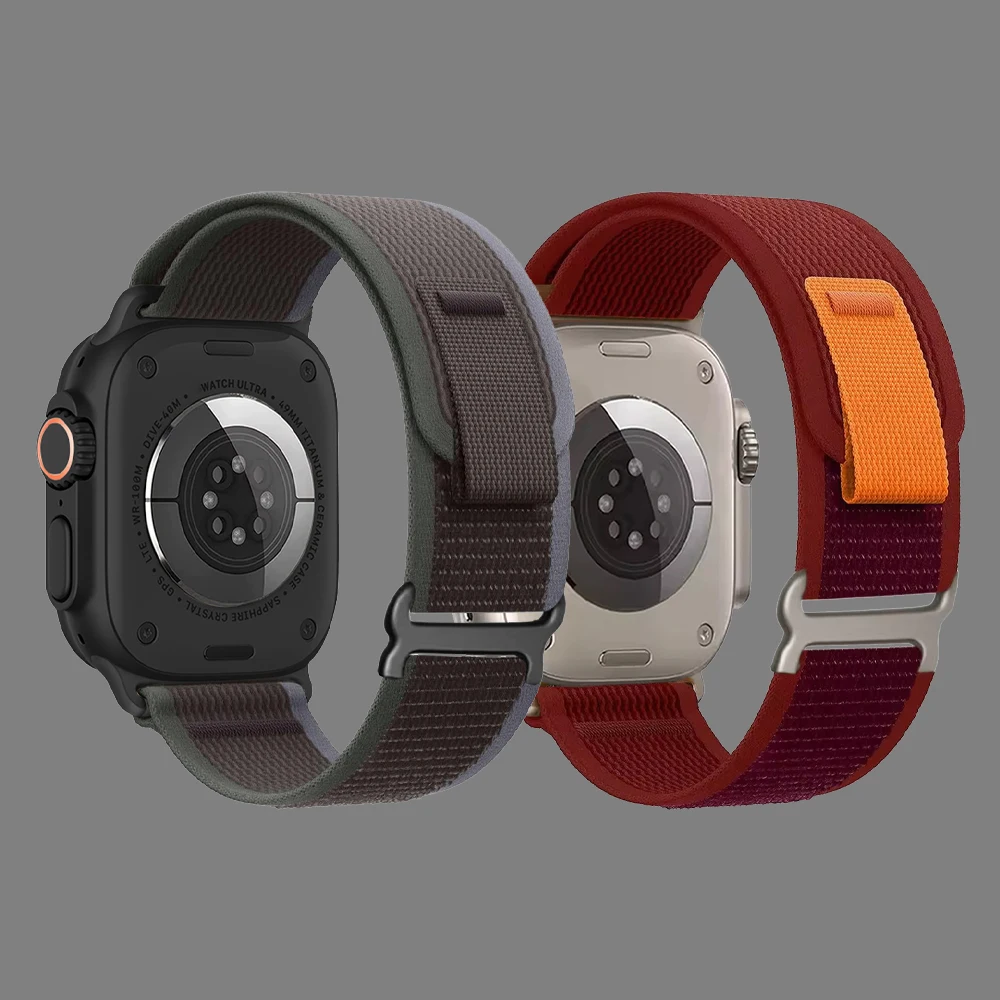 Trail-Loop-Band für Apple Watch 10 9 8 7 6 5 SE Ultra2 49 mm 46 mm 45 mm 44 mm 42 mm 38 40 mm 41 mm Handgelenkarmband Correa iWatch-Armbänder