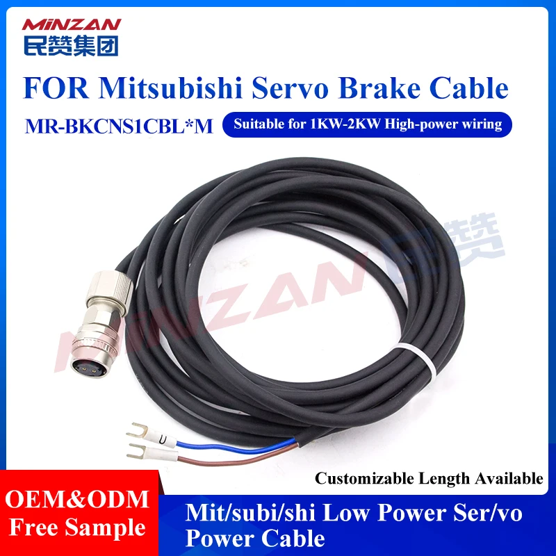 

For Mitsubishi J3 J4 JE Servo Motor Encoder Cable High Flex Durable Power Supply Wire Industrial Flexible Signal Cable