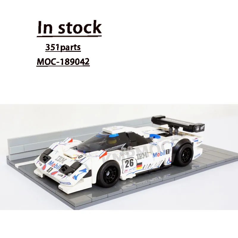 

MOC-189042 Новый классический спортивный автомобиль GT1, гоночный строительный блок, модель 351, детали, детский строительный блок на день рождения для мальчиков, игрушка в подарок