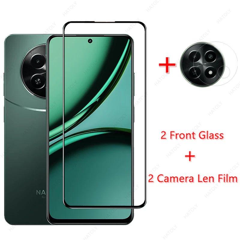 

Переднее стекло для Realme Narzo 70x, закаленное стекло для Realme Narzo 70x, защита экрана телефона, пленка на объектив камеры для Realme Narzo 70x
