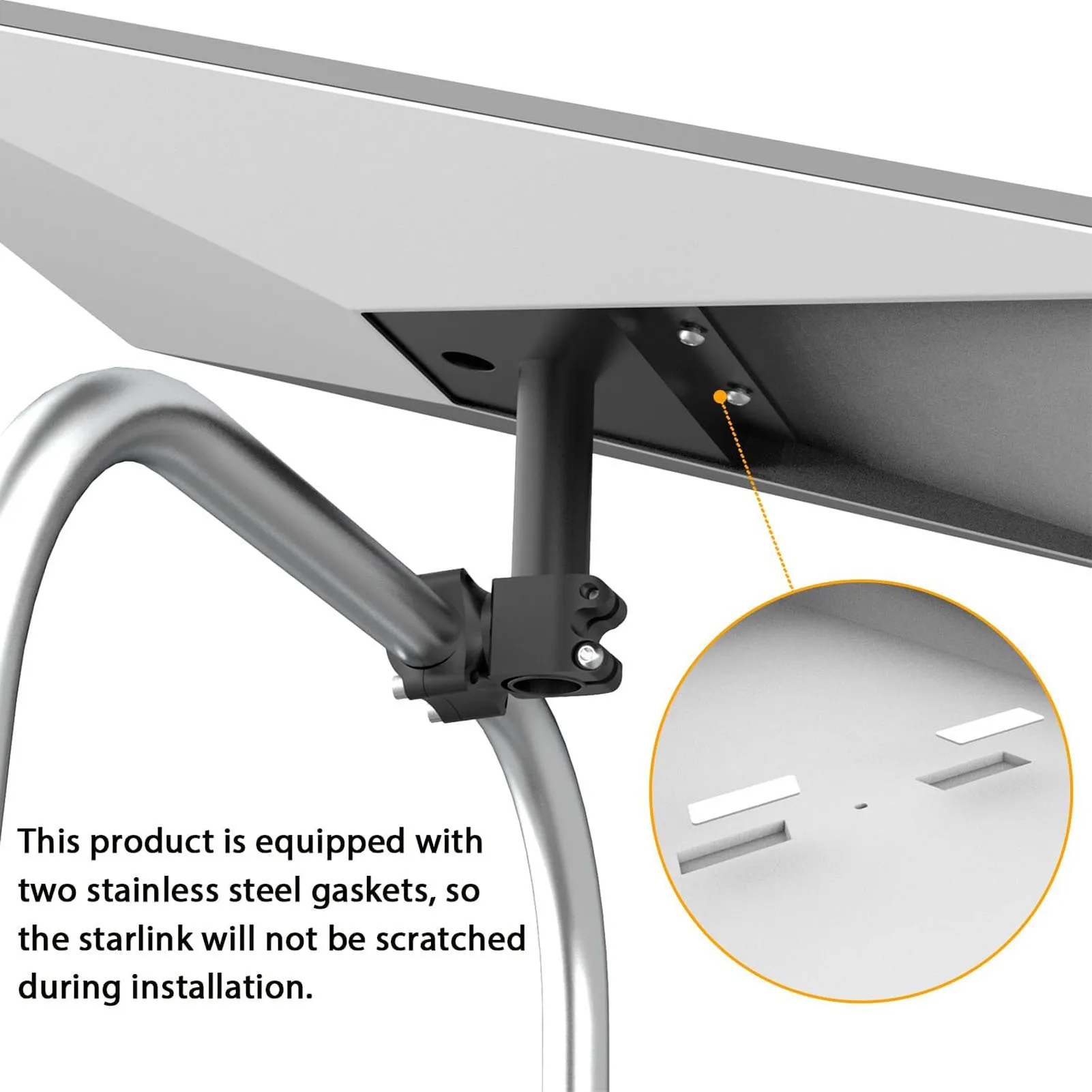 

RV Roof Rack Mount Adjustable 0.8-1.17in Weather Proof Metal Adapter Aluminum Alloy RV Roof Rack Clamps Mounting Kit for Yacht