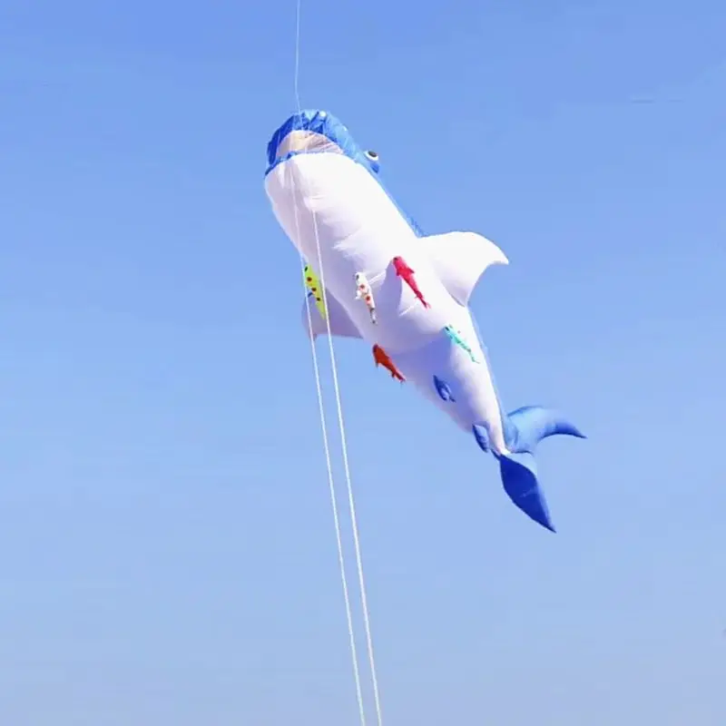 Shark ขนาดใหญ่ kites sting ray inflatable kite flying kites ของเล่นลม kites ขนาดใหญ่พิเศษ kite Camping ไฟฉาย cait สนุก